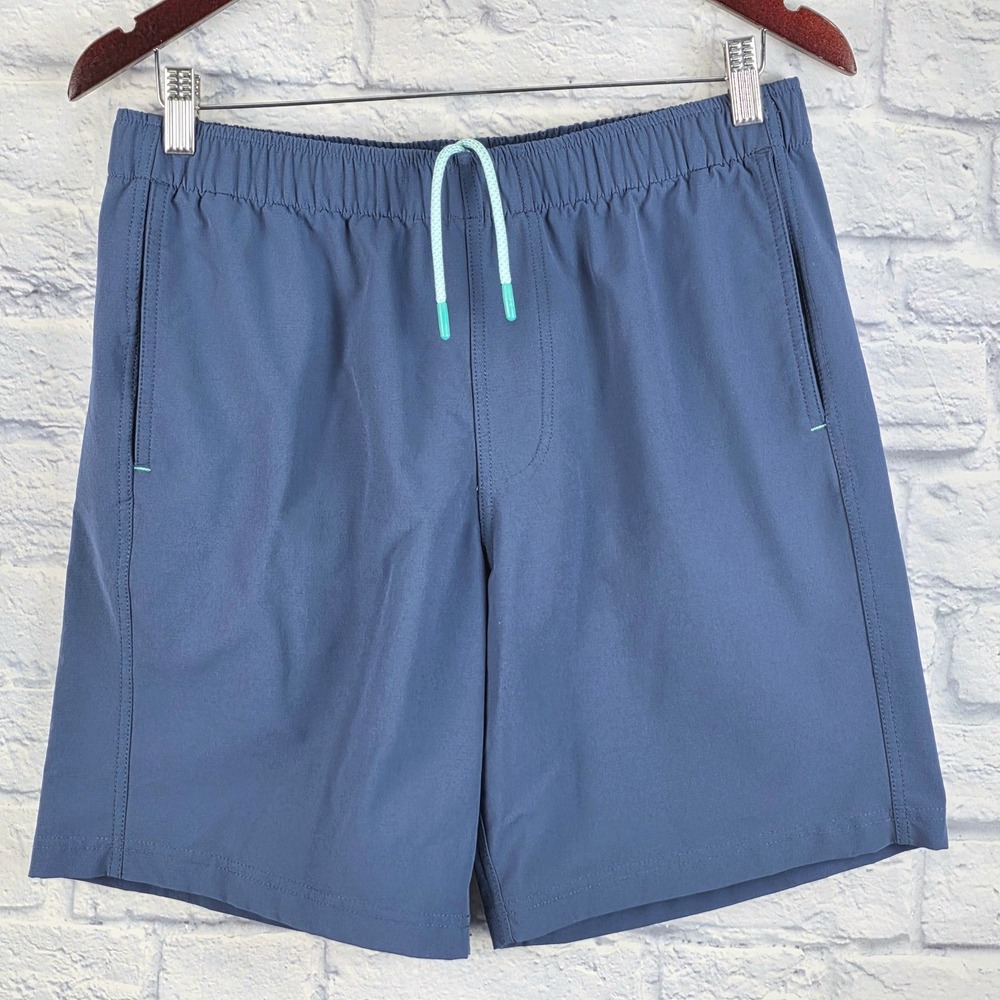 Myles Apparel Everyday Shorts Mens Blue Activewear Stretch Gym Training Medium